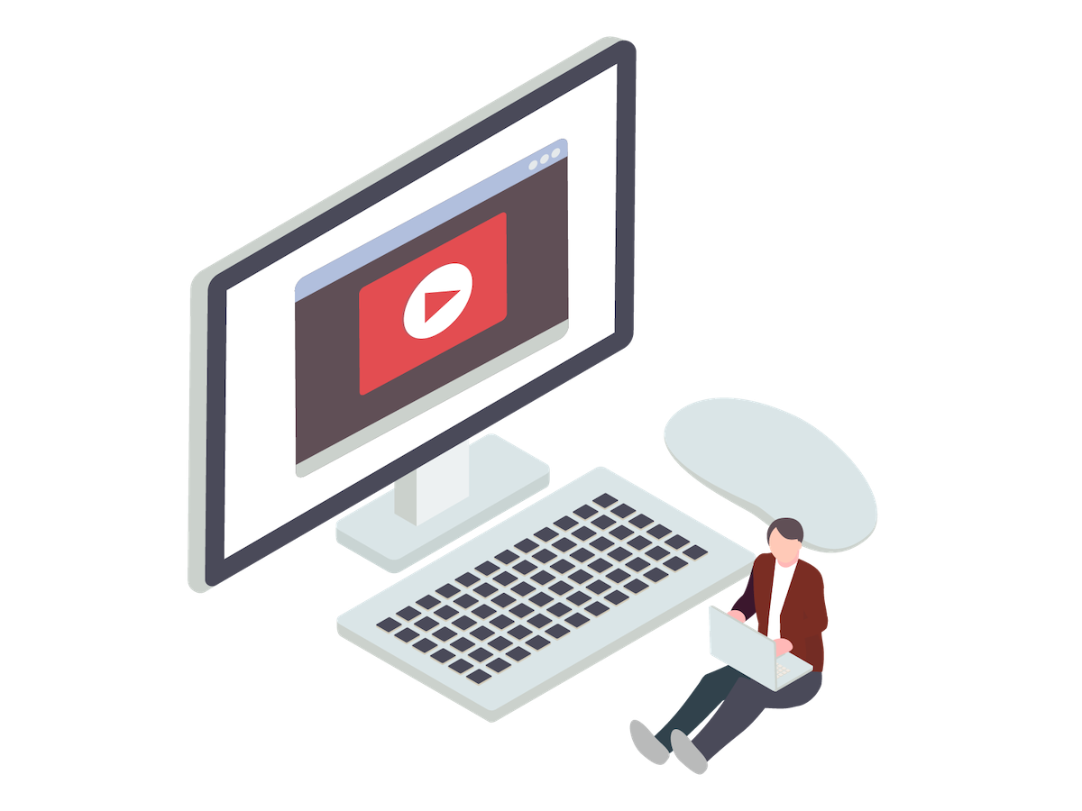 動画編集のイラスト
